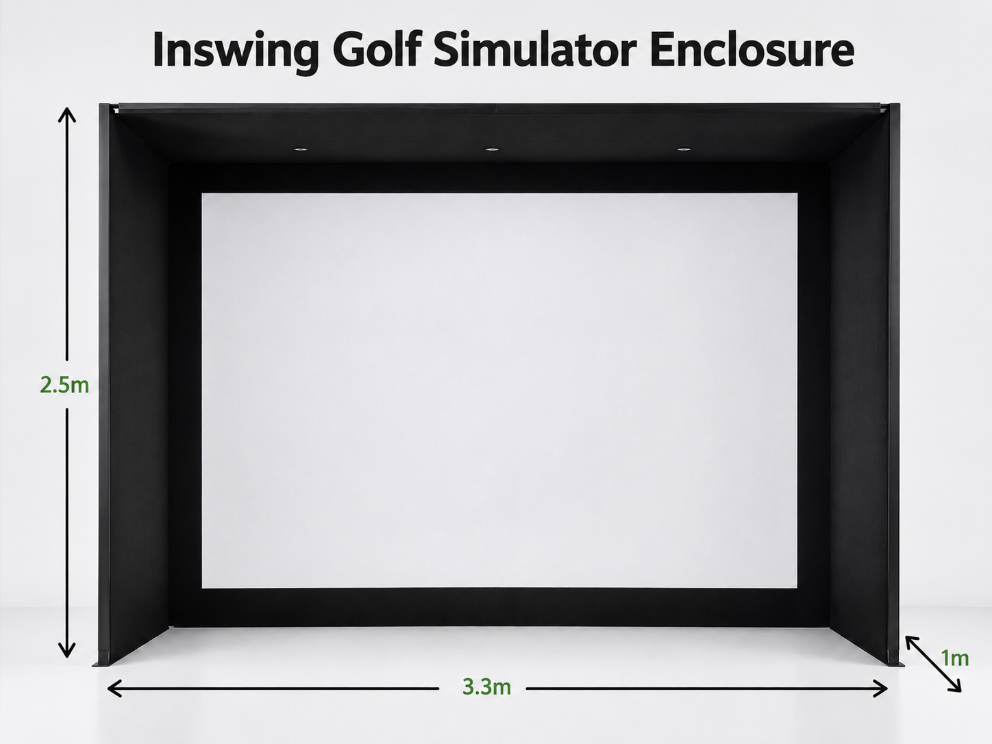 Inswing Golf Simulator Enclosure
