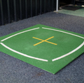 InSwing Golf Training Mat - 1.5m x 1.5m golf practice mat